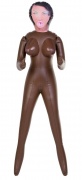 Кукла надувная, Michelle, негритянка, TOYFA Dolls-X, с тремя отверстиями, 160 см - интим магазин Точка G
