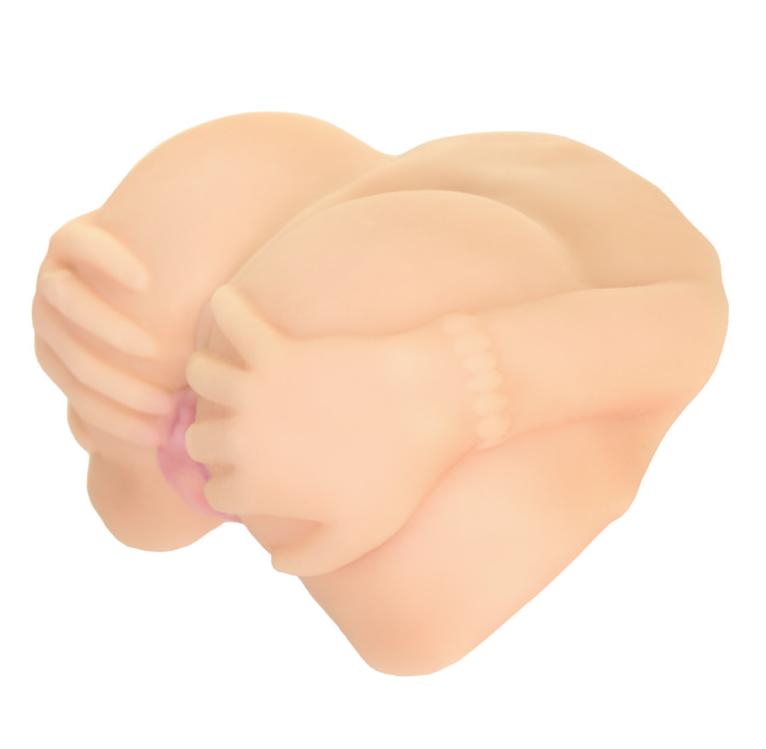 Мастурбатор реалистичный TOYFA Juicy Pussy Nicole с вибрацией , вагина и анус, 19 см