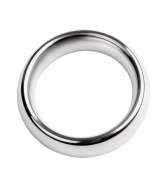 Кольцо на пенис, TOYFA Metal, серебристое, диаметр 5 см - интим магазин Точка G