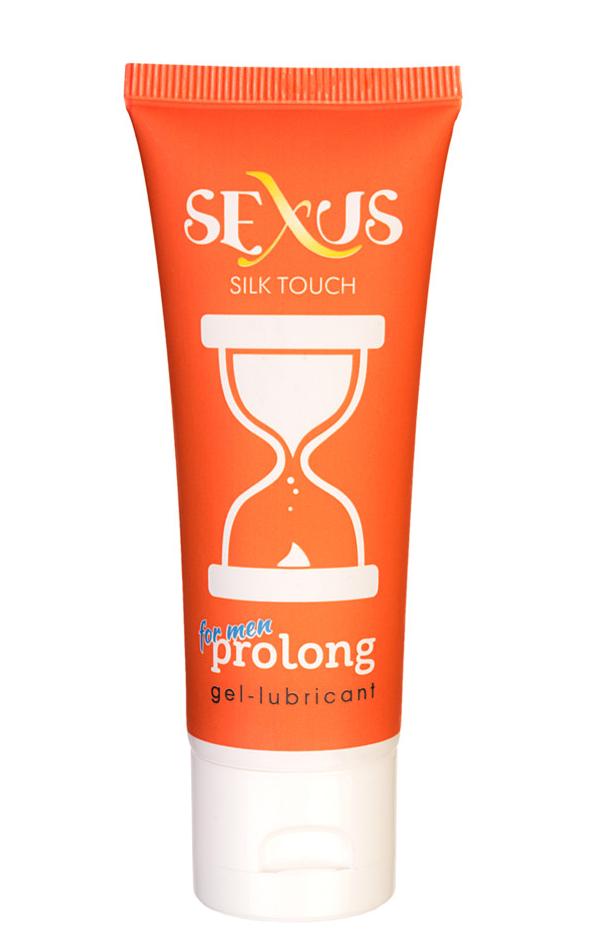 Продлевающая гель-смазка Sexus на водной основе для мужчин Silk Touch Prolong 