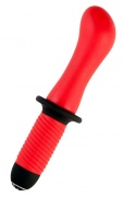 Вибратор TOYFA Black&Red с двойным мотором, силиконовый, красный, 15 см диаметр 5 см - интим магазин Точка G