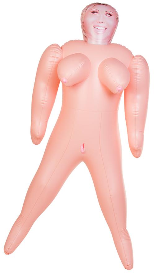 Кукла надувная Isabella, толстушка, TOYFA Dolls-X, с двумя отверстиями, 160 см