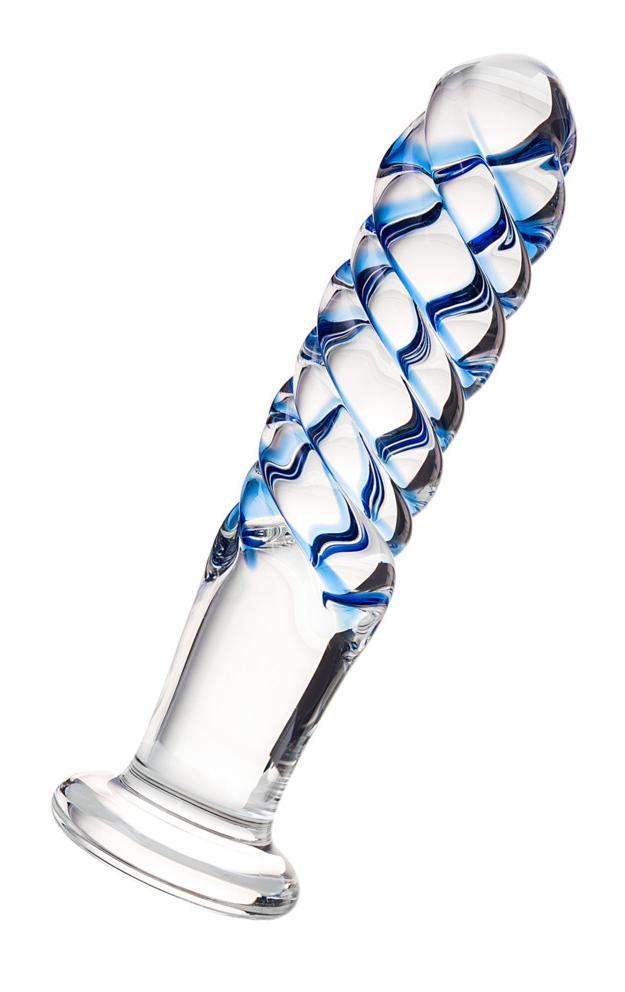 Нереалистичный фаллоимитатор Sexus Glass, Стекло, 16 см
