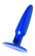 Анальная втулка, 10 см, синий - интим магазин Точка G