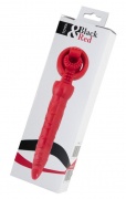Насадка на пенис TOYFA Black&Red, Силикон, Красный, 24 см - интим магазин Точка G
