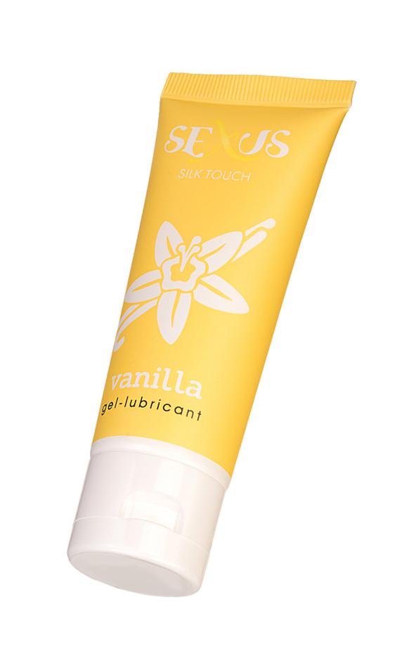 Гель-лубрикант Sexus на водной основе с ароматом ванили Silk Touch Vanilla, 50 мл