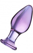 Анальная втулка Sexus Glass, Стекло, Фиолетовый, 10 см - интим магазин Точка G