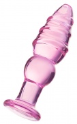 Анальная втулка цвет розовый, 13 см - интим магазин Точка G