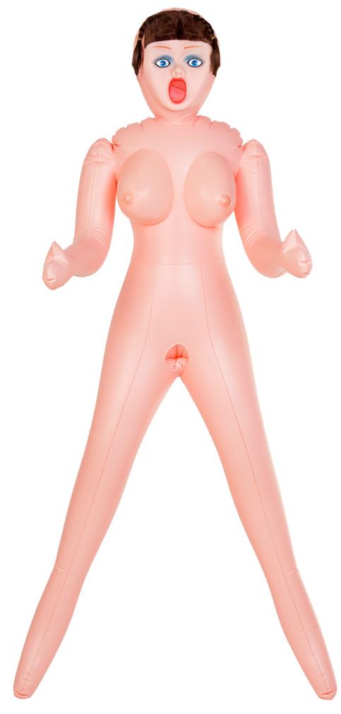 Кукла надувная Grace, шатенка, TOYFA Dolls-X Passion,с тремя отверстиями 160 см