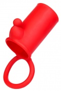 Насадка на пенис Black & Red by TOYFA, со стимуляцией клитора - интим магазин Точка G
