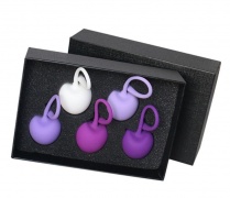 Набор вагинальных шариков S-HANDE CHERRY, cиликон, мульти-цвет, 5 шт - интим магазин Точка G