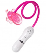 Вибратор бабочка Dream Toys розовый, 8 см - интим магазин Точка G