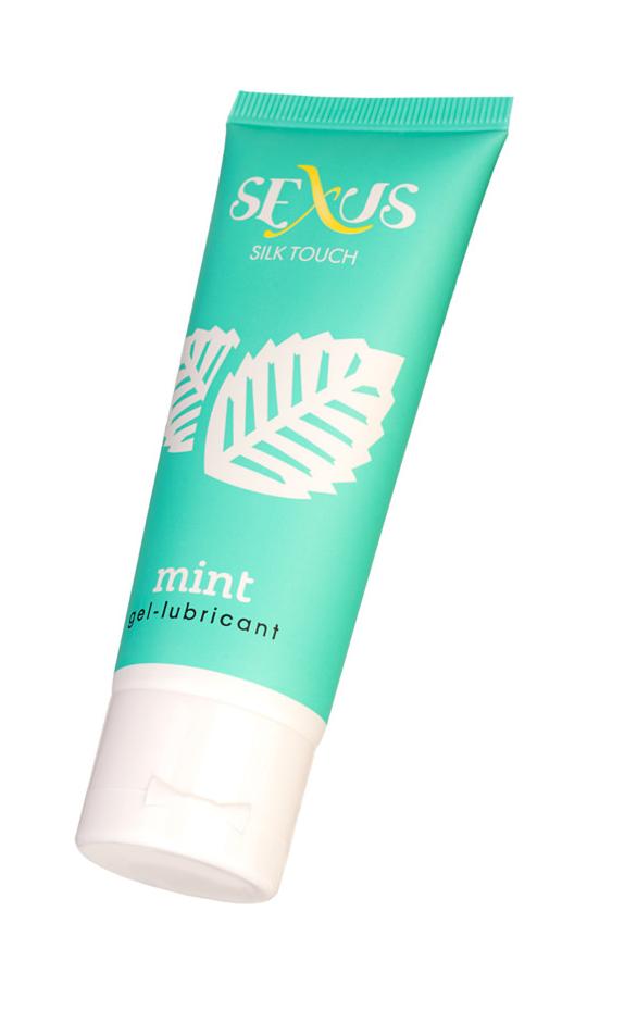 Гель-лубрикант Sexus на водной основе с ароматом мяты Silk Touch Mint 50 мл