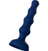 Анальная вибровтулка O'Play Wave с пультом, силикон, синий, 15,5 см. - интим магазин Точка G