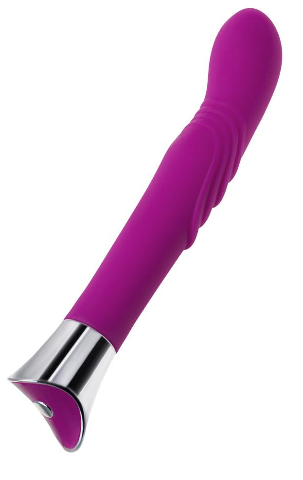 Стимулятор для точки G JOS KIKI с Волнообразным Рельефом Фиолетовый 21,5 см