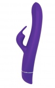 Вибратор OVO с клиторальным стимулятором Фиолетовый 23см - интим магазин Точка G
