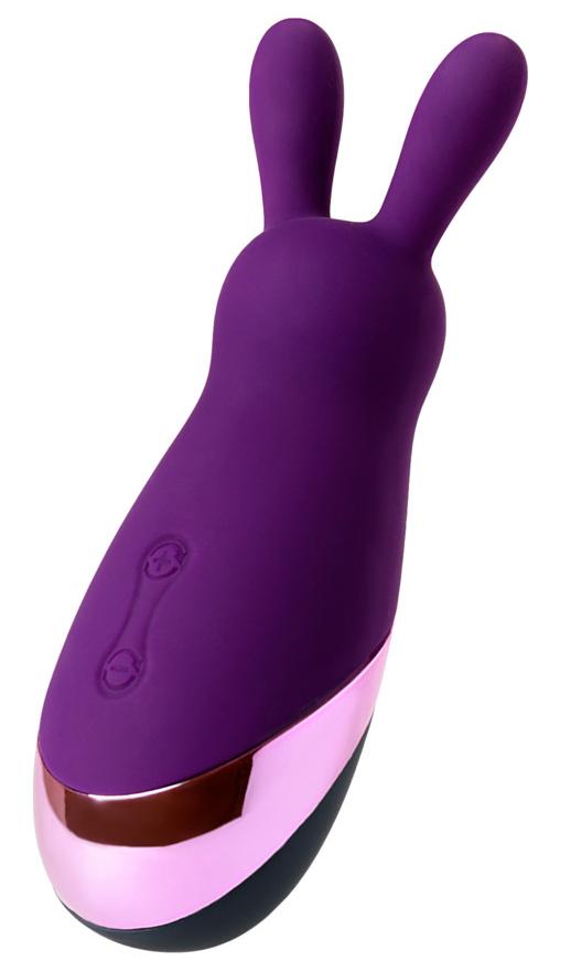 Стимулятор эрогенных зон Eromantica BUNNY, фиолетовый, 21,5 см