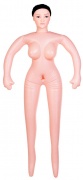 Кукла надувная Nurse Emilia реалистичная голова,брюнетка, TOYFA Dolls- с двумя отверстиями, костюм медсестры 160 см - интим магазин Точка G