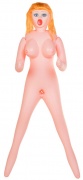 Кукла надувная Olivia, блондинка, TOYFA Dolls-X Passion, с тремя отверситями, Кибер вставка вагина и анус 160 см - интим магазин Точка G