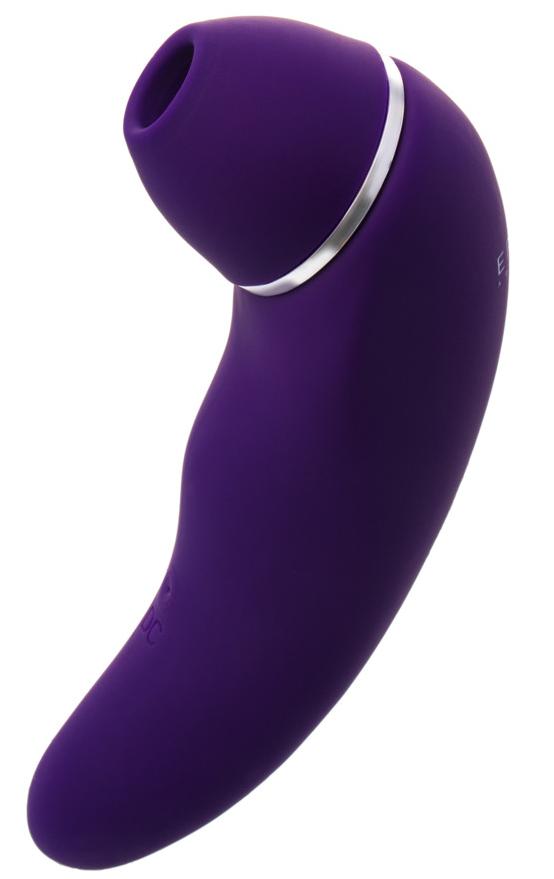 Бесконтактный стимулятор клитора Erotist Coxy с вибратором, фиолетовый 16 см