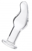 Анальная втулка Sexus Glass, Стекло, Прозрачный, 12 см - интим магазин Точка G