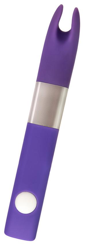 Вибратор клиторальный Qvibry 7 режимов вибрации, фиолетовый 12 см