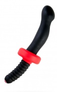Анальный вибратор TOYFA Black&Red черный, 16,5 см - интим магазин Точка G
