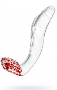 Нереалистичный фаллоимитатор Sexus Glass, Стекло, Прозрачный, 17 см - интим магазин Точка G