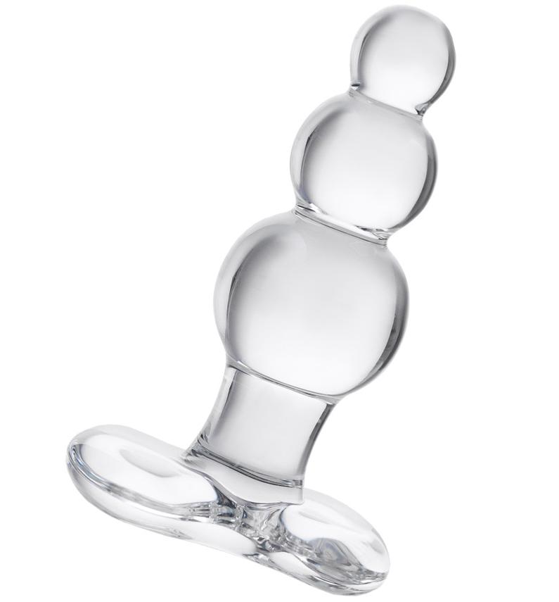 Анальная втулка Sexus Glass, Стекло, Прозрачный, 10,5 см