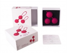 Набор вагинальных шариков S-HANDE LOVER, силикон, 3.4 см - интим магазин Точка G