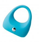 Эрекционное кольцо на пенис TOYFA A-Toys, Силикон, Голубой, диаметр 5,2 см - интим магазин Точка G