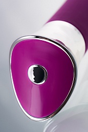 Вибратор с клиторальным стимулятором JOS LOLY с гибкой головкой Фиолетовый 21,6см