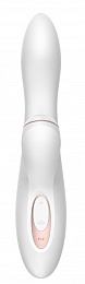 Вибратор Satisfyer Pro G-Spot Rabbit, с вакуум-волновым бесконтактным стимулятором, силикон, белый, 22 см