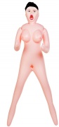 Кукла надувная Scarlett, рыжая,TOYFA Dolls-X Passion,с тремя отверстиями Кибер вставка: Вагина- Анус 160 см - интим магазин Точка G
