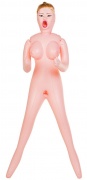Кукла надувная Hannah, блондинка,TOYFA Dolls-X Passion, с тремя отверстиями 160 см - интим магазин Точка G