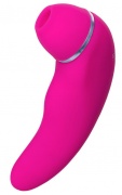 Бесконтактный стимулятор клитора Erotist Coxy с вибратором, розовый 16 см - интим магазин Точка G